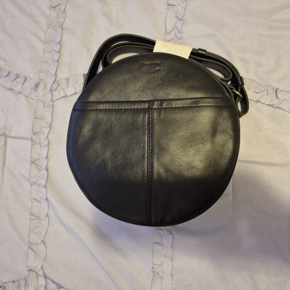 Abercrombie & Fitch Handbags - Abercrombie And Fitch Leather Circular Crossbody Bag